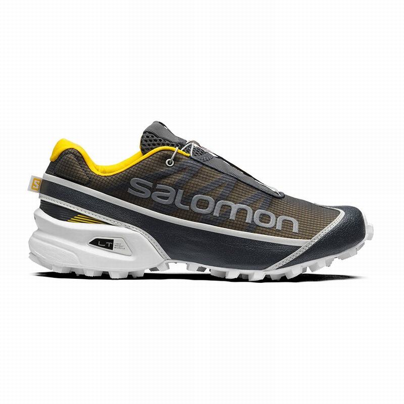 Zapatillas Trail Running Salomon Hombre Azules Oscuro / Amarillo - Salomon Argentina STREETCROSS ,54